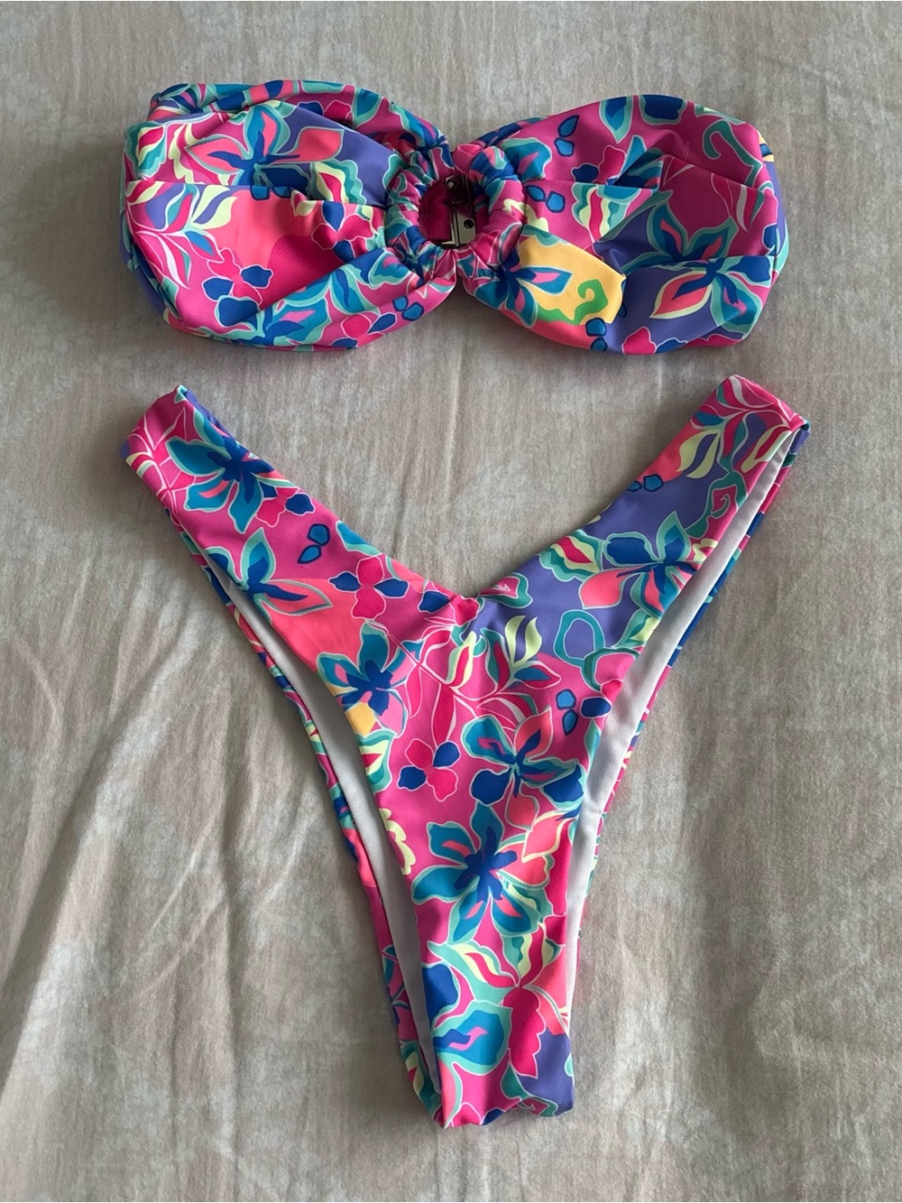 Swim Bikini - Bandeau Top & High-Cut Bottom